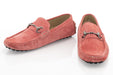 Men's Rose Pink Moc-Toe Bit Loafer Dress Shoe
