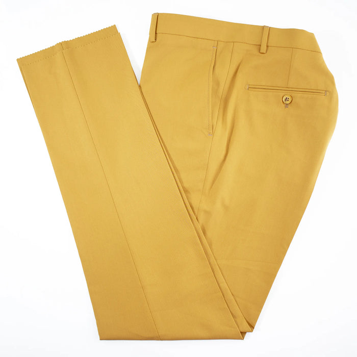 Men's Mustard Yellow 2-Piece Slim Fit Suit