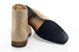 Men's Taupe Suede Leather Chelsea Boot Dress Shoe