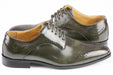 Men's Olive Leather Dress Shoe