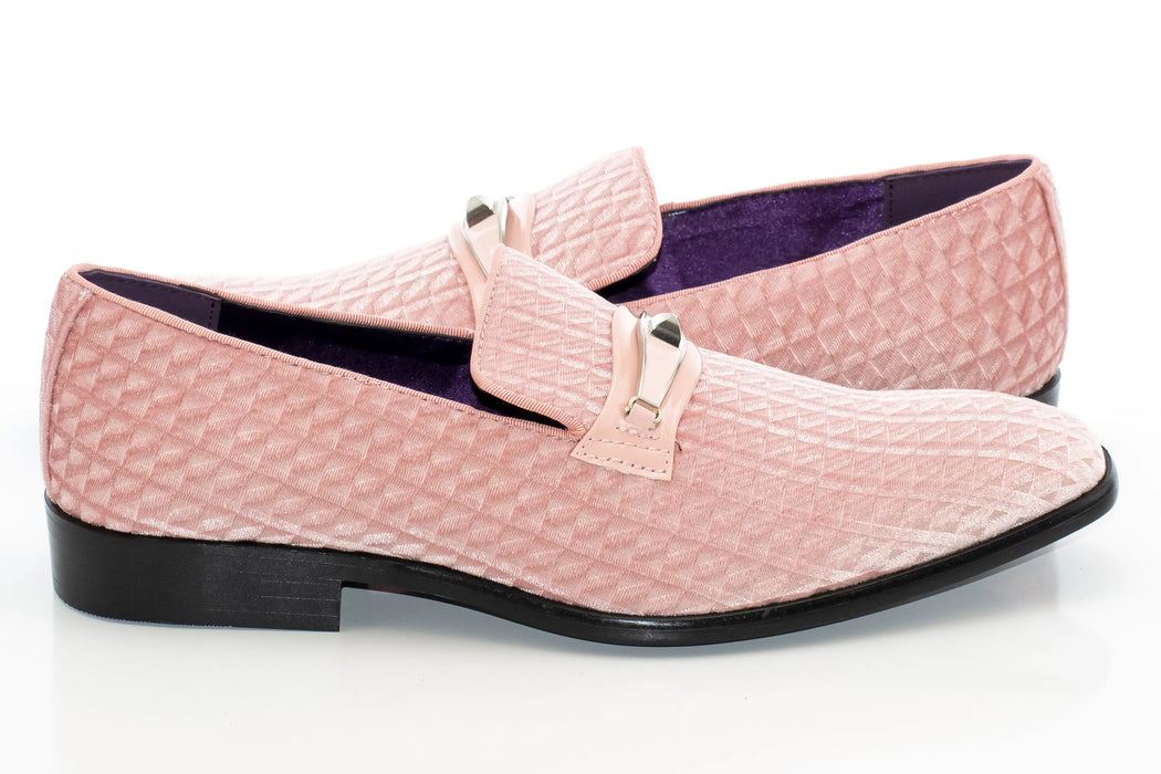 Men's Pink Bit-Loafer