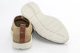Men's White And Brown Oxford Lace Dress Sneaker