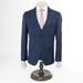 Men's Midnight Blue Twill 3-Piece Suit