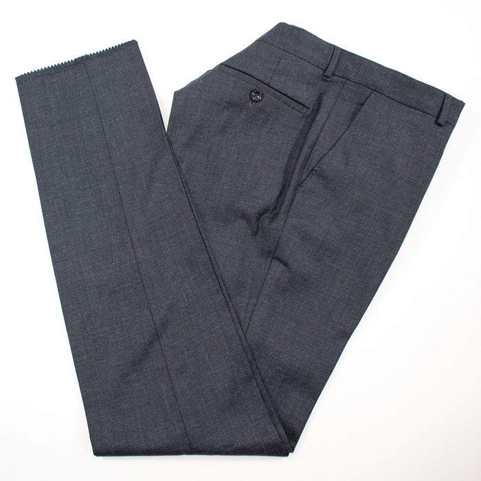 Slate Blue Twill 3-Piece Tailored-Fit Suit