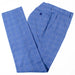 Men's Blue Checked 3-Piece Tailored-Fit Suit - Pants