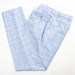 Men's Light Blue Checked 3-Piece Tailored-Fit Suit - Pants