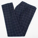 Men's Navy Checked 3-Piece Tailored-Fit Suit - Pants
