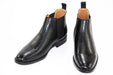 Black Leather Chelsea Boot - Vamp, Toe, Outsole