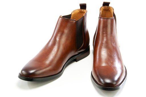 Brown Leather Chelsea Boot - Vamp, Toe, Outsole