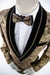 Gold Lace Dinner Jacket - Shawl Lapel, Bow-Tie