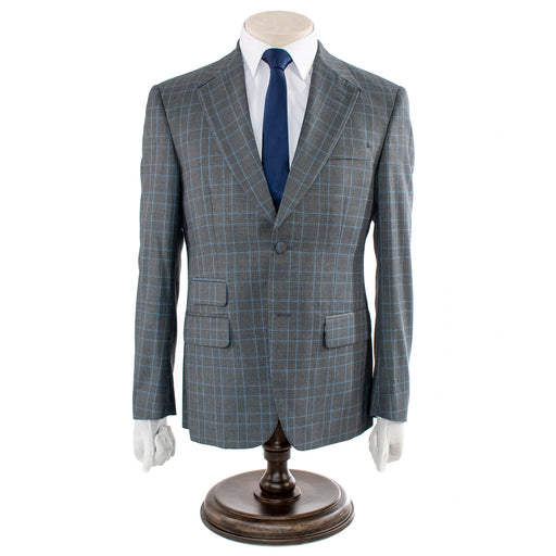 Men's Charcoal 3-Piece Modern-Fit Suit