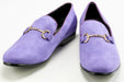 Men's Lavender Suede Leather Horsebit Dress Loafer Shoe