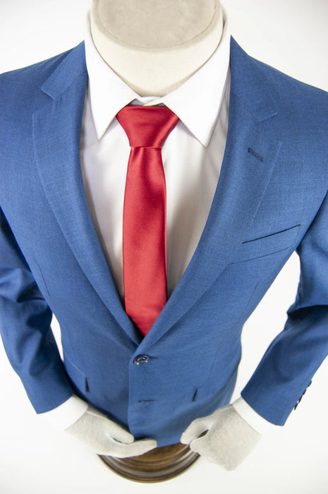 Blue Classic European 2-Piece Slim-Fit Suit