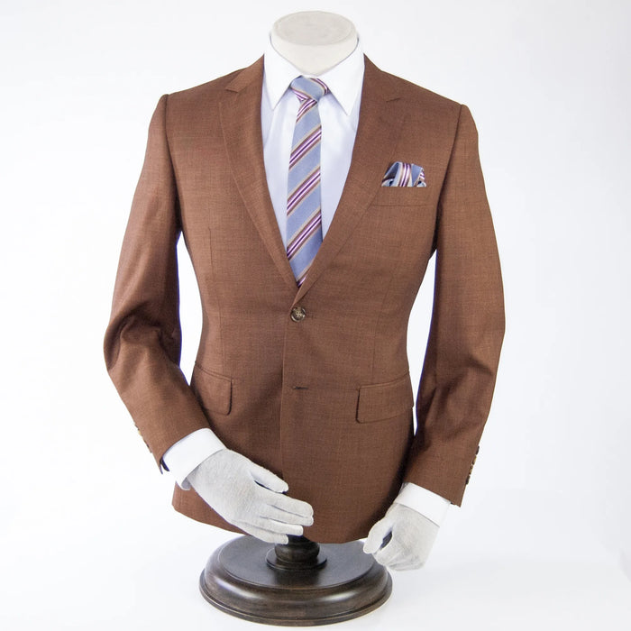 Rust Classic European 2-Piece Slim-Fit Suit