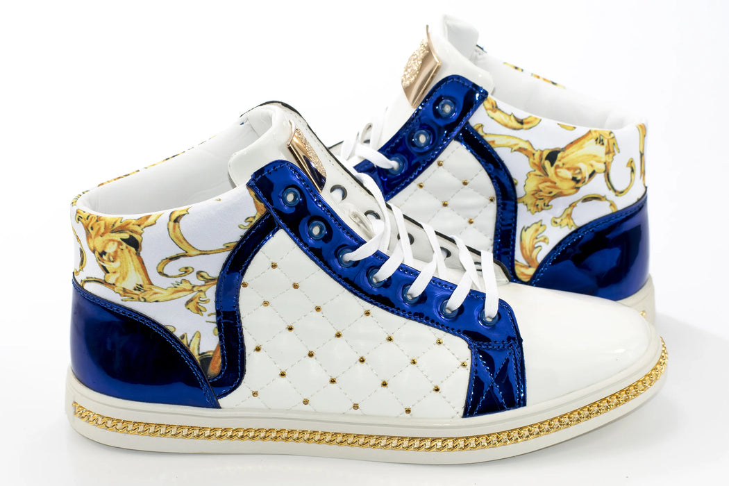 Versace White Quilted Medusa Sneakers Versace