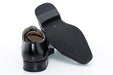 Men's Black Leather Cap-Toe Oxford Dress Shoe