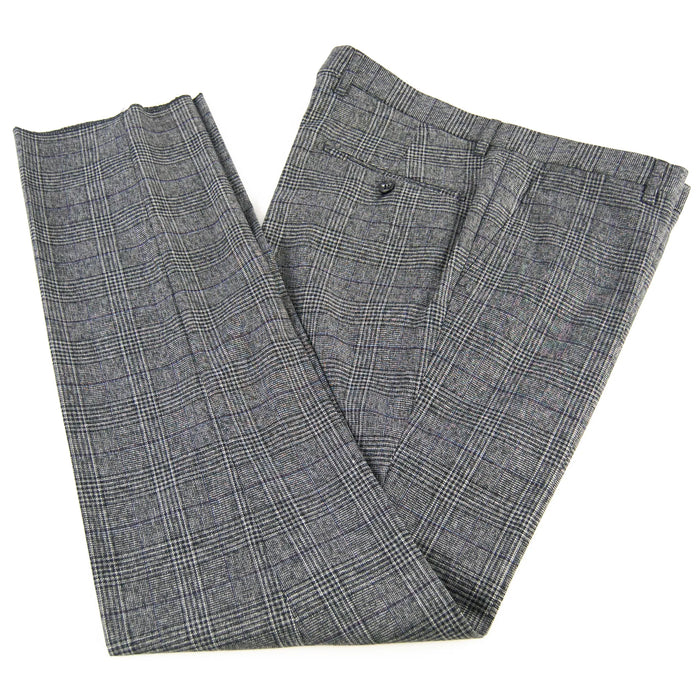 Gray Double-Breasted 2-Piece Slim-Fit Suit