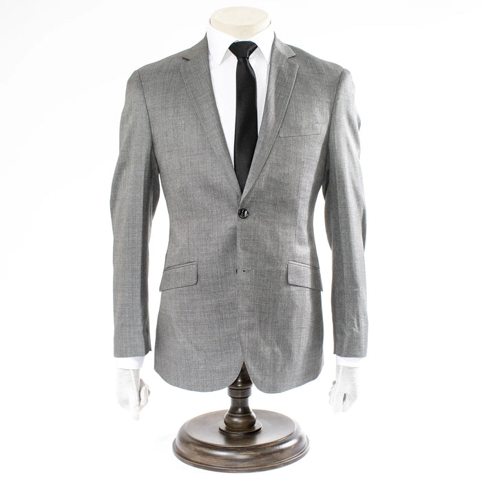 Men's Classic Gray Tailored-Fit Suit