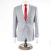 Luther Light Gray 2-Piece Tailored-Fit Suit - Front Button Closure