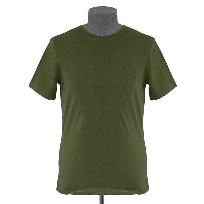 Army Green Crew Neck Shirt