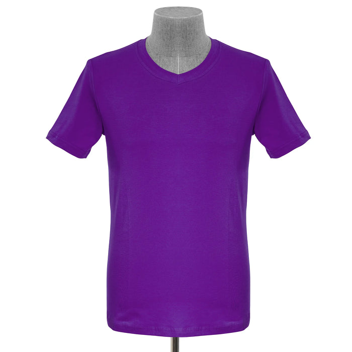 Purple V-Neck Shirt