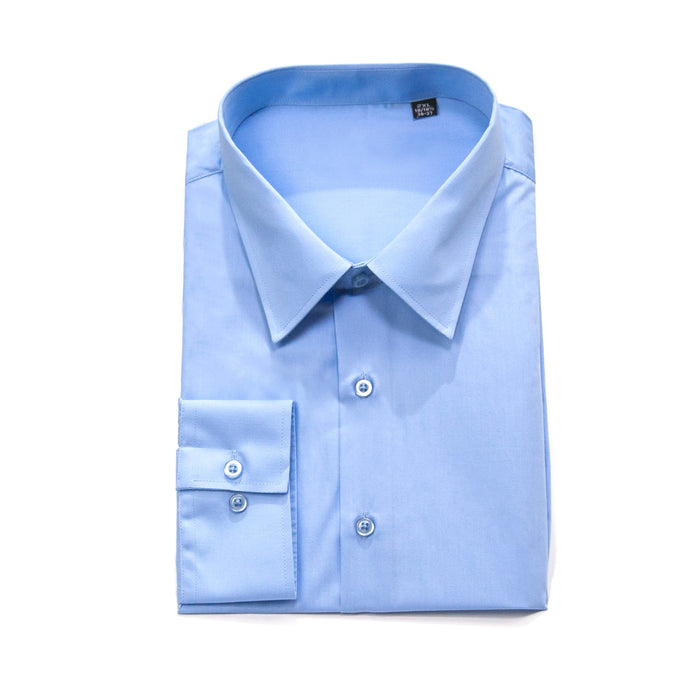 Light Blue Regular-Fit Dress Shirt
