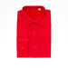 Men's Red Regular Fit Dress Shirt