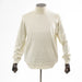 Men's Alabaster White Long Sleeved Turtleneck Sweater - Ribbed Cuffs and Neck
