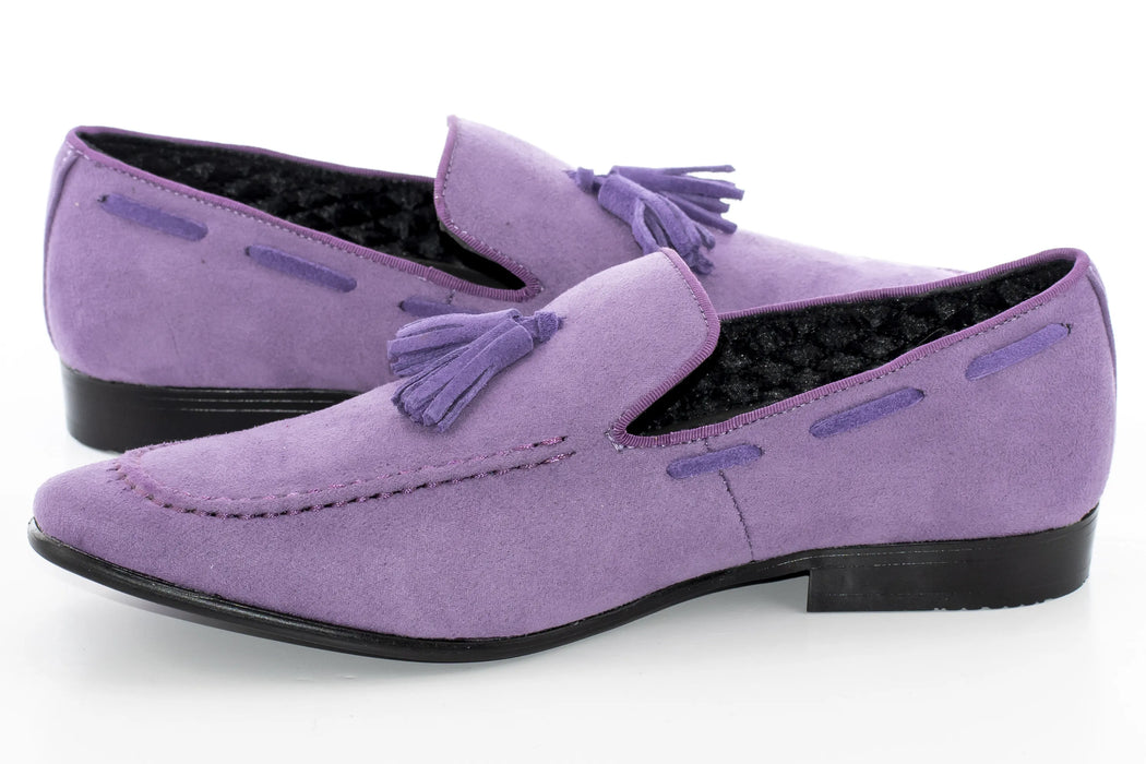 Mens Purple Dress Shoes, Purple Suede Shoes for Men