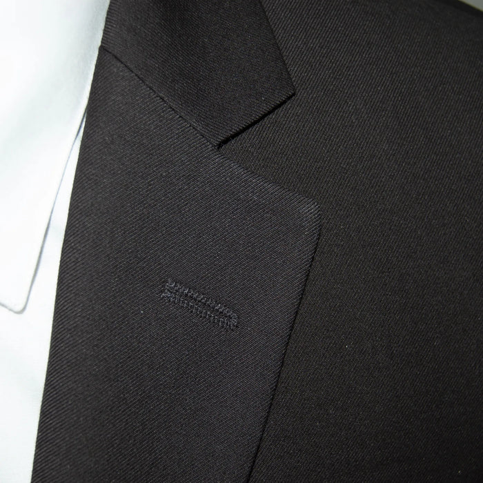 Black Premium 2-Piece European Big & Tall Suit