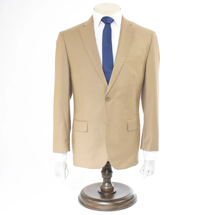 Camel Premium 2-Piece European Slim-Fit Suit