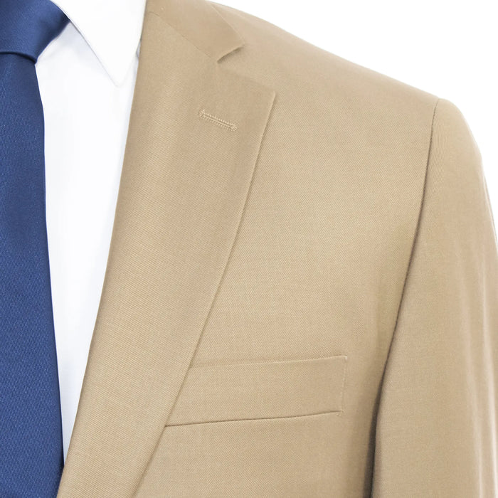 Camel Premium 2-Piece European Slim-Fit Suit