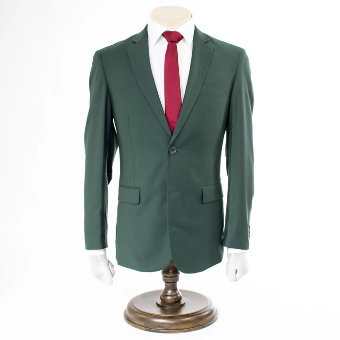 Hunter Green Premium 2-Piece European Big & Tall Suit
