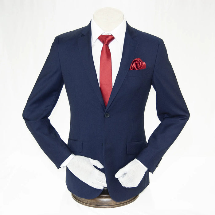 New Navy Premium 2-Piece European Slim-Fit Suit