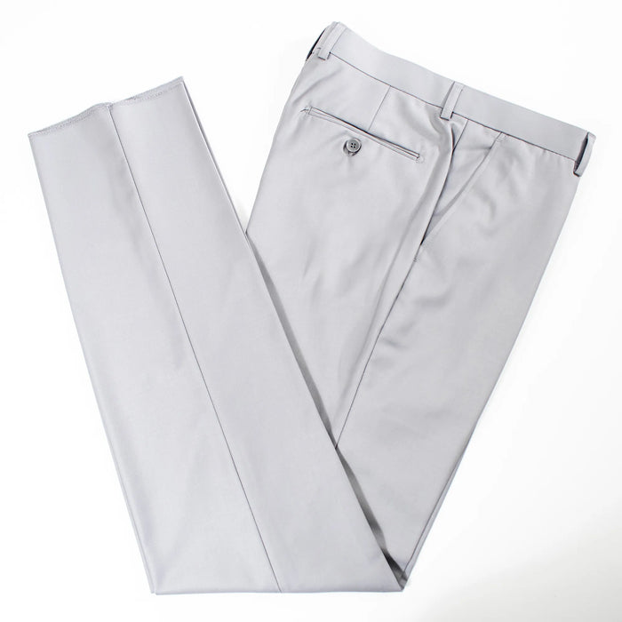 Silver Premium 2-Piece European Slim-Fit Suit