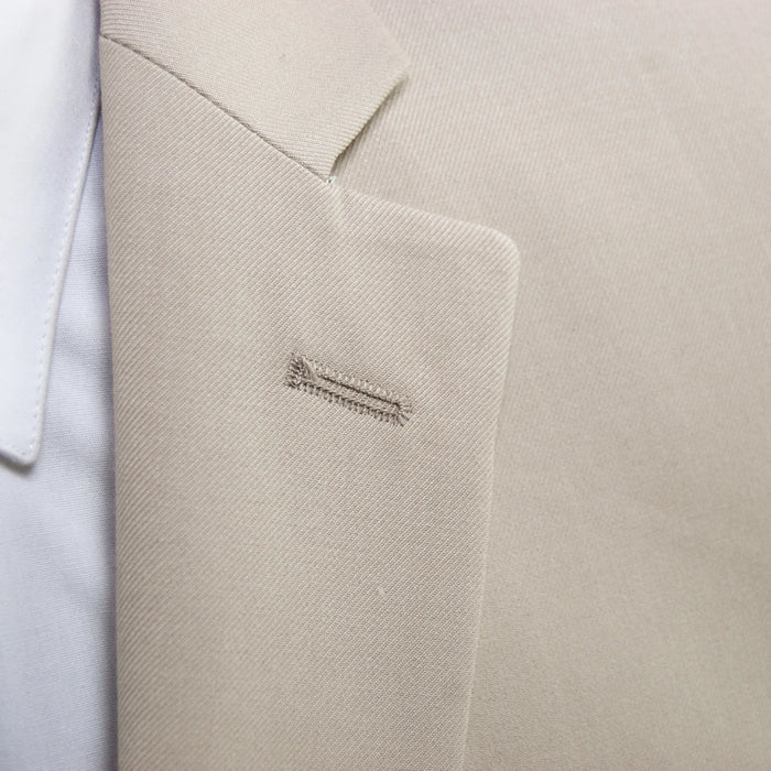 Beige Premium 2-Piece European Slim-Fit Suit