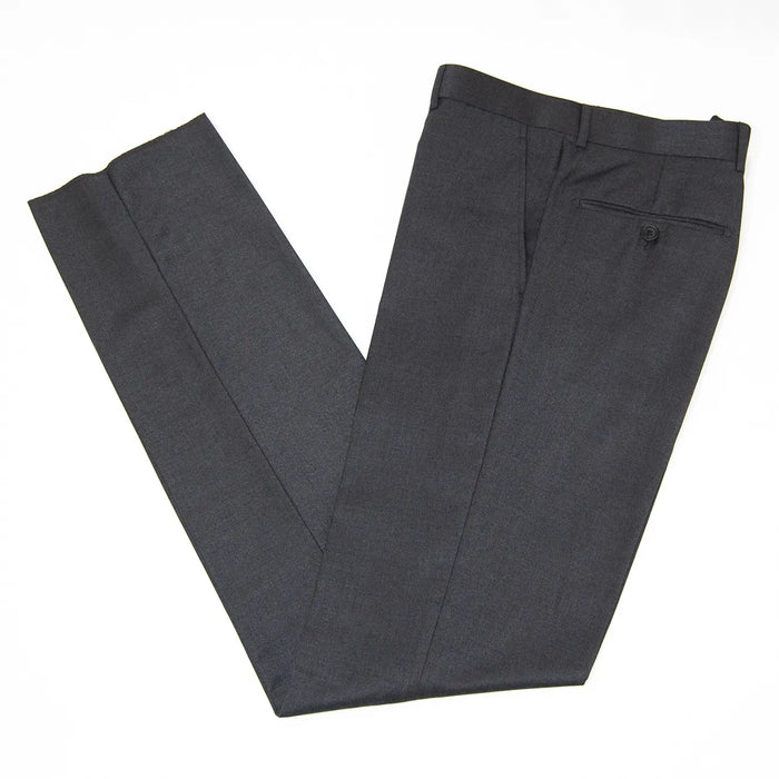 Solid Charcoal Premium 2-Piece European Big & Tall Suit