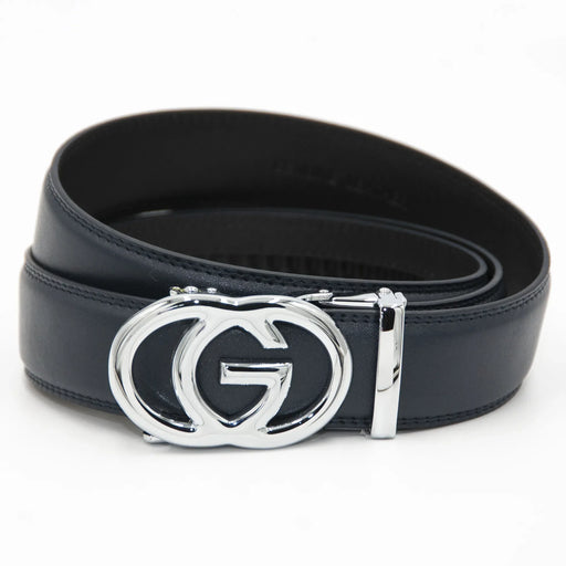 Men's Silver Chrome G Emblem Belt Buckle