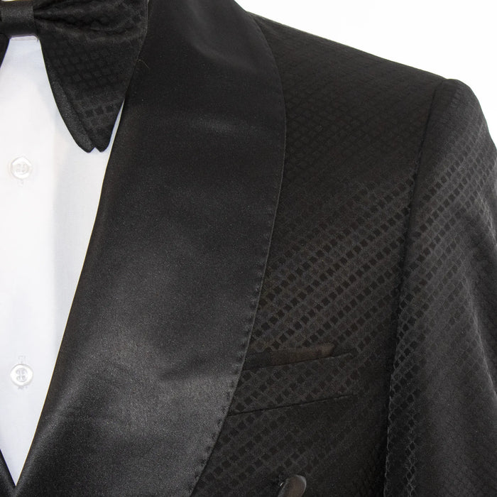 Black Strapped 2-Piece Tailored-Fit Tuxedo