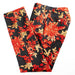 Men's Red And Gold Damask 2-Piece Slim-Fit Suit Pants