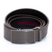 Men's Textured Square Gray Leather Belt