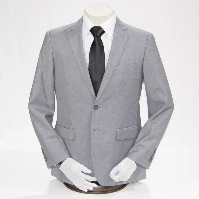 Gray Classic 2-Piece Modern-Fit Suit