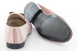 Dusty Rose Velvet Smoking Loafer With Bow