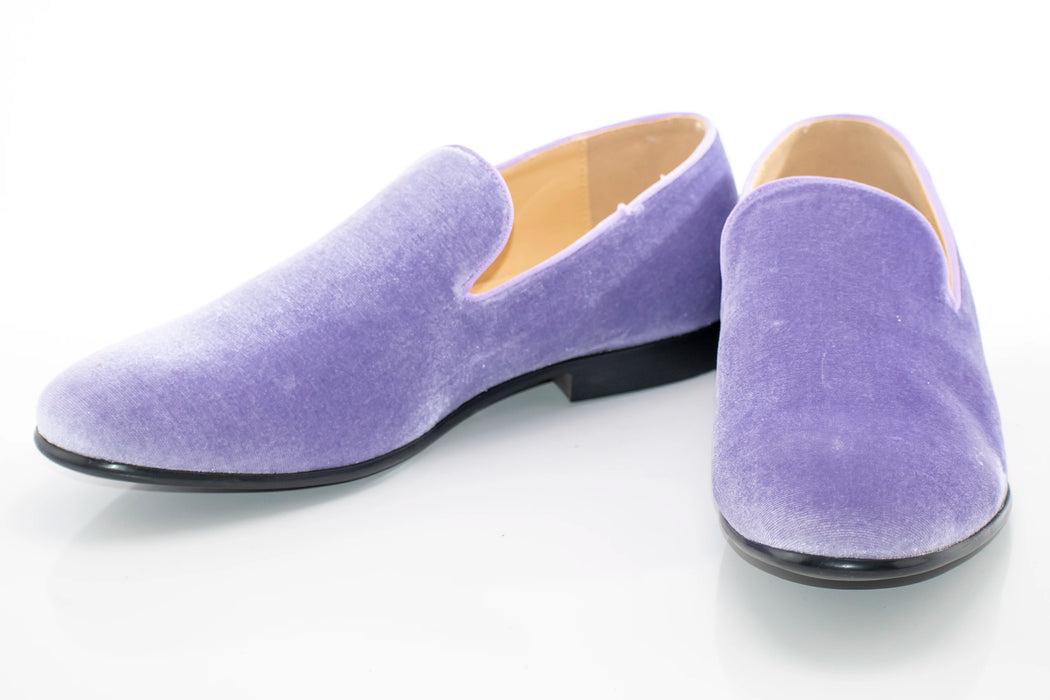 Men's Lavender Dress Loafer Patent Leather Outsole