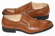 Men's Brown Leather Cap-Toe Dress Shoe