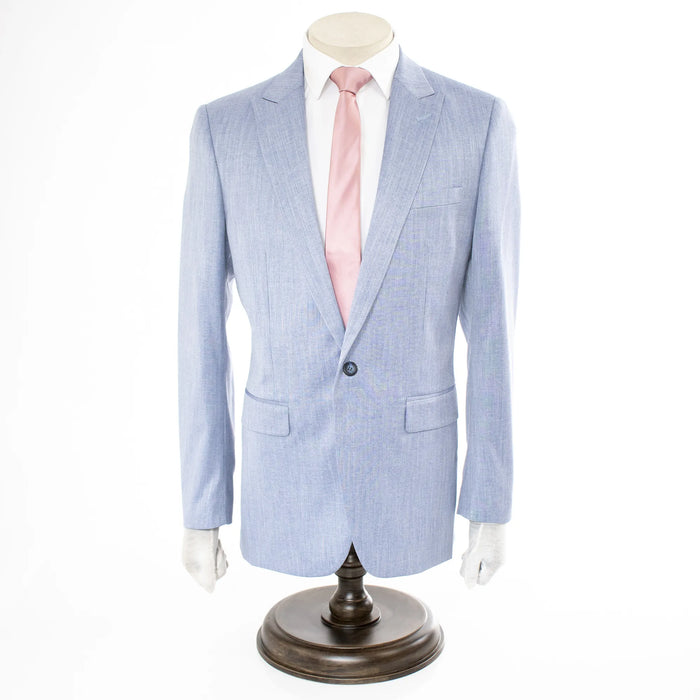 Chambray Blue 2-Piece Slim-Fit Suit