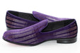 Men's Purple Rhinestone Dress Loafer