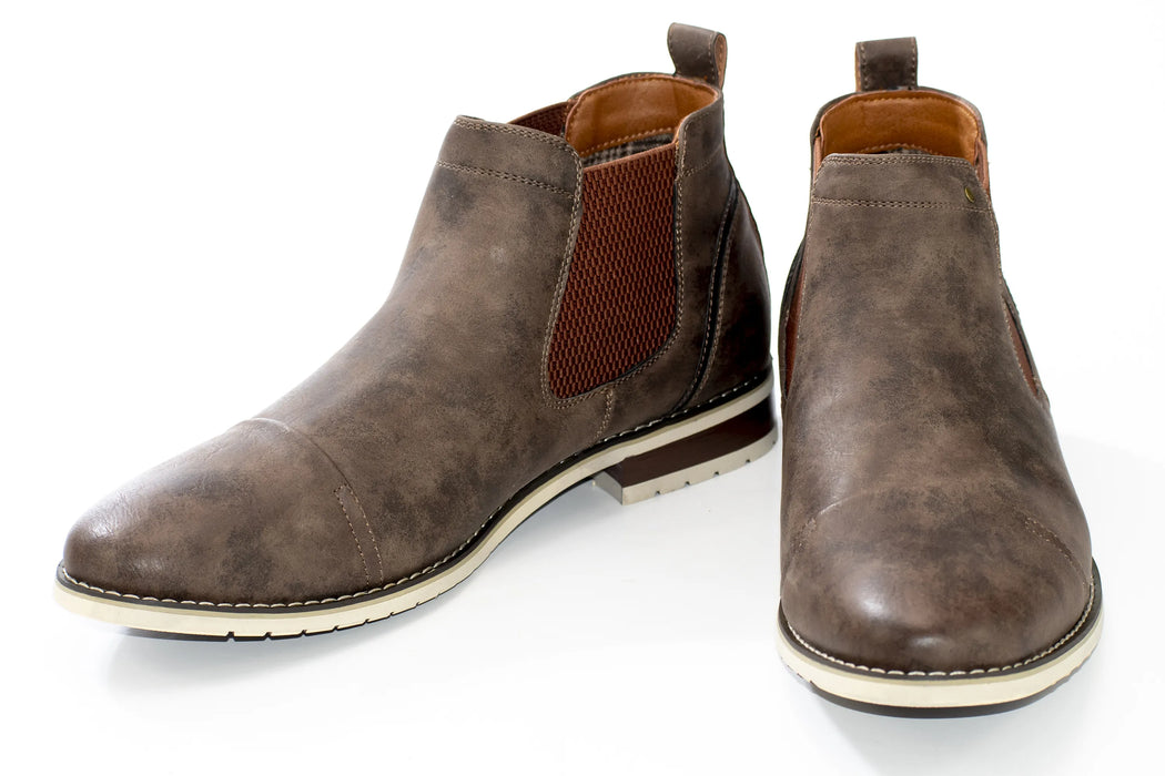 Chestnut Brown Chelsea Boot with Stud
