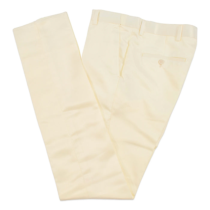 Cream 4-way Stretch Dress Pants