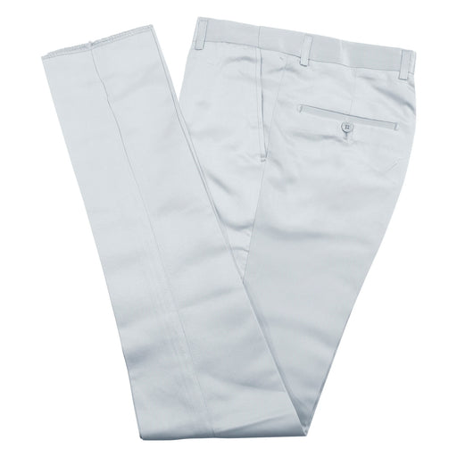Men's Silver Stretch Fabric Dress Pants